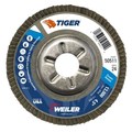 Weiler 4-1/2" Tiger DiscFlap Disc, Conical (TY29), 24Z, 7/8" 50511